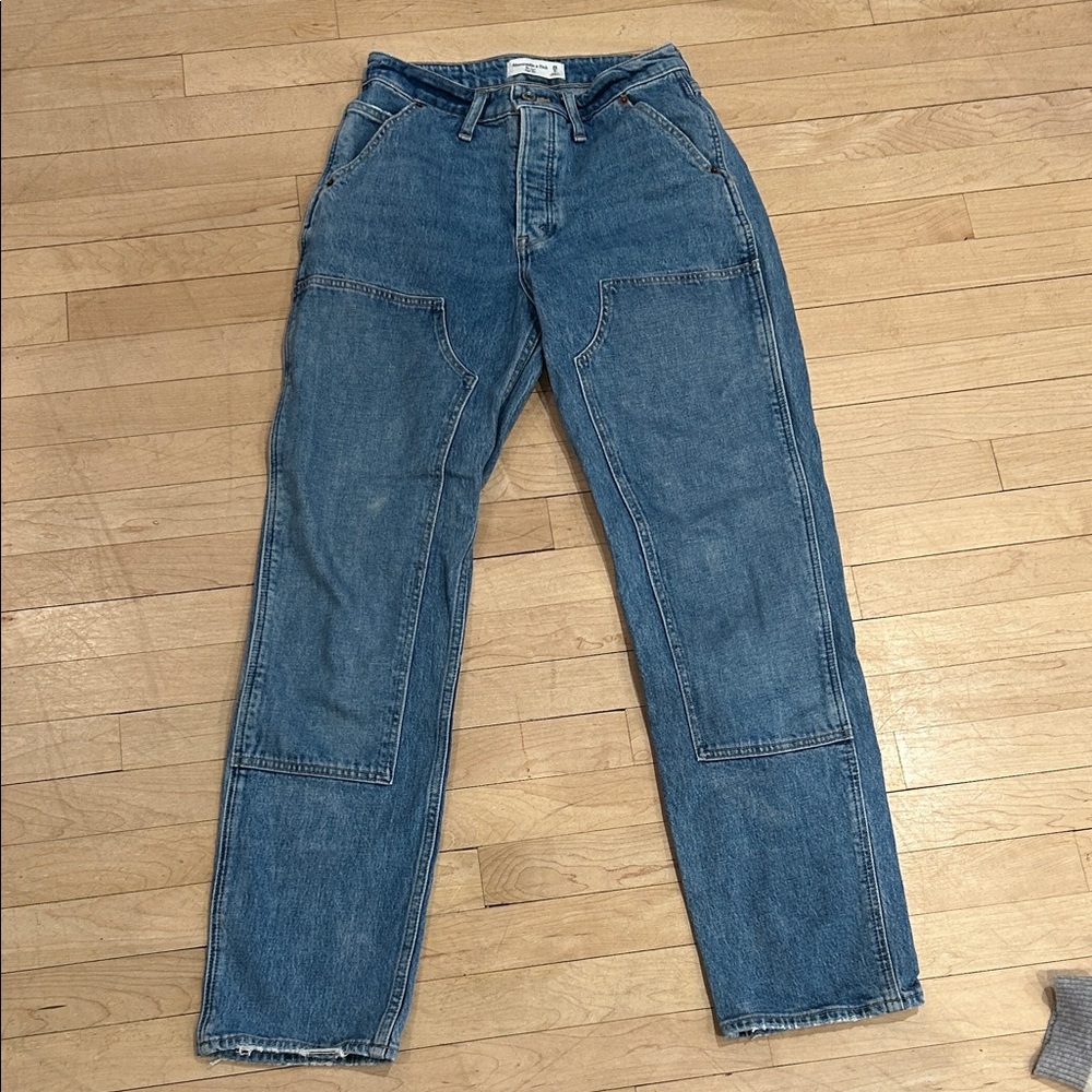 Abercrombie & Fitch Dad High Rise Carpenter Jeans